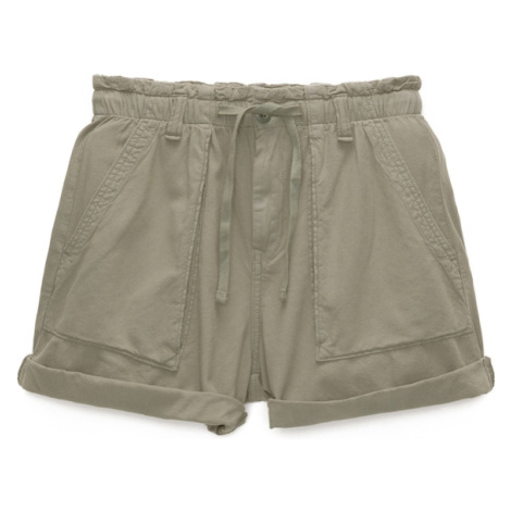 Pull&amp;Bear Nohavice  kaki Pull &amp; Bear