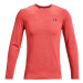 Under Armour Rush Seamless Mens Long Sleeve Venom Red/Black Fitness tričko