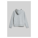 MIKINA GANT ORIGINAL SPORTSWEAR SWEAT HOODIE LIGHT GREY MELANGE