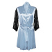 DKaren Housecoat Elizabeth Light Blue