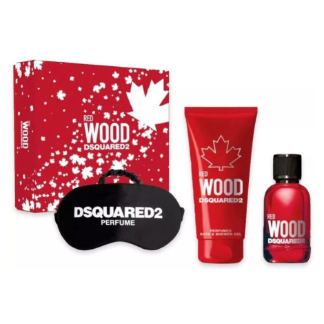 DSQUARED RED WOOD toaletná voda 50ML + sprchový gél 100ML + maska na oči Dsquared²