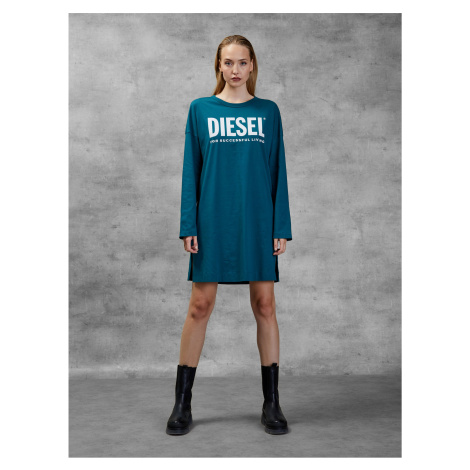 Petrolejové dámske šaty Diesel
