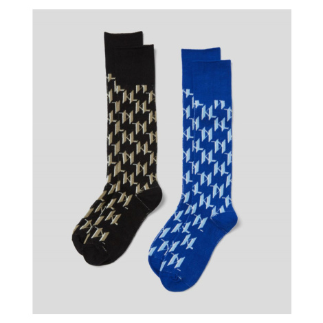Ponožky Karl Lagerfeld K/Monogram Sock Set Čierna