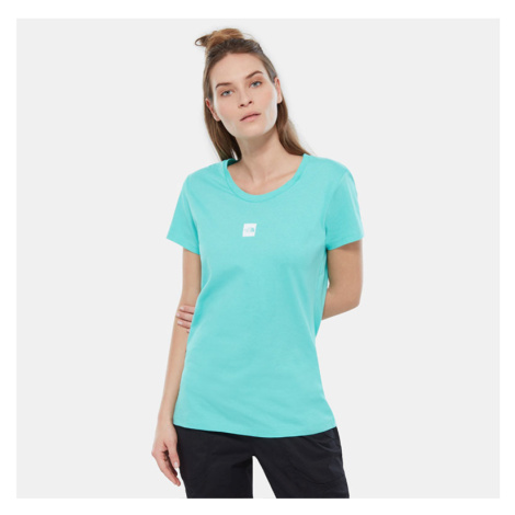 The North Face W S/S Fine Tee Retro Green - Women - Short Sleeve T-Shirt The North Face - Blue -
