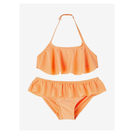 Orange girly two-piece swimwear name it Fini - unisex