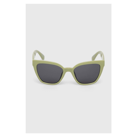 Detské slnečné okuliare Vans VN0A47RHW0I1-Fern, dámske, zelená farba