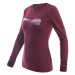 SENSOR MERINO AIR PT HILLS dámske tričko dl.rukáv port red