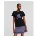 Tričko Karl Lagerfeld Boucle Profile T-Shirt Black