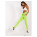 Lime basic trousers with elastic waistband from Aprilia