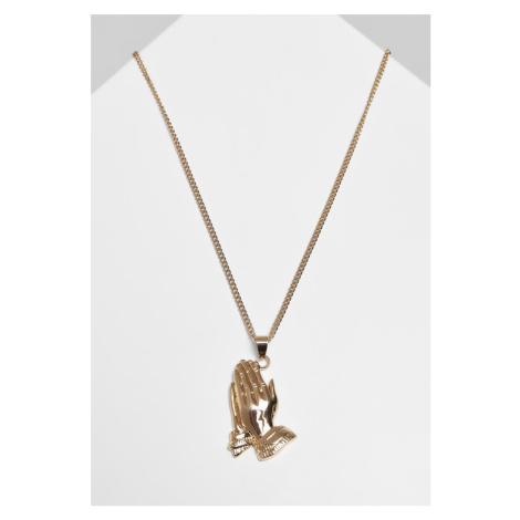 Pray Hands Necklace - Gold Color