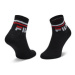 Fila Súprava 3 párov vysokých detských ponožiek Calza Quarter F8338 Čierna