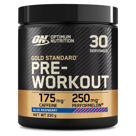 Optimum Nutrition Gold Standard, energetický nápoj modrá malina 330 g