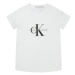 Calvin Klein Jeans Tričko Monogram Logo IU0IU00068 Biela Regular Fit