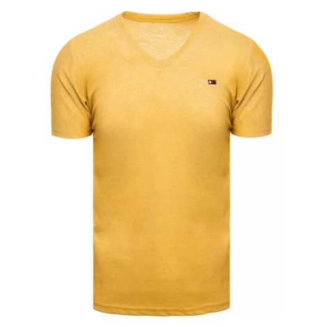 Men's Basic T-Shirt Mustard Dstreet