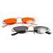 Manhatten 2-Pack Sunglasses Silver/Black+Gold/Orange