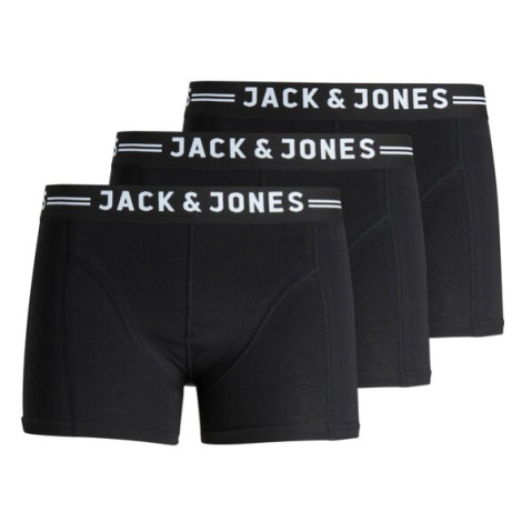 Jack&Jones Súprava 3 kusov boxeriek Sense 12081832 Čierna Jack & Jones