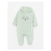 LC Waikiki Lcw Embroidery Detailed Velvet Baby Boy Jumpsuit