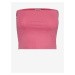 Dark Pink Crop Top Noisy May Brandon - Women