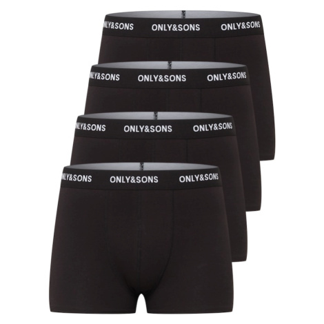 Only & Sons Boxerky 'Fitz'  čierna / šedobiela