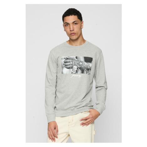 Pray 2.0 Crewneck Grey mister tee