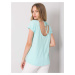 Mint solid color women's T-shirt