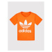 Adidas Tričko Trefoil HK7514 Oranžová Regular Fit