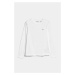 TRIČKO GANT REG SHIELD LS T-SHIRT WHITE