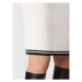 Rinascimento Puzdrová sukňa CFM0010892003 Biela Slim Fit