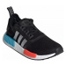 ADIDAS ORIGINALS-NMD_R1 core JR black/silver metallic/solar red Čierna