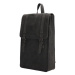 Hide & stitches Idaho dámsky kožený batoh na notebook 15,6" (34.5x19.4 cm) - čierny - 9L