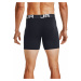 Under Armour Charged Cotton 6In 3 Pack Black