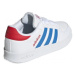 Juniorská rekreačná obuv ADIDAS Breaknet cloud white blue rush vivid red