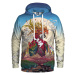 Aloha From Deer Unisex's Borderland Hoodie H-K AFD440