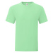 Men's Mint T-shirt Combed Cotton Iconic Sleeve Fruit of the Loom