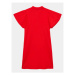 Tommy Hilfiger Každodenné šaty KG0KG07195 D Červená Regular Fit