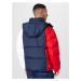 Tommy Jeans Zimná bunda 'Alaska'  námornícka modrá / červená / biela