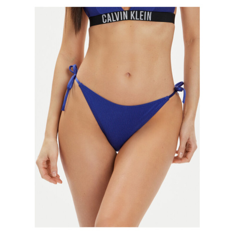 Calvin Klein Swimwear Spodný diel bikín KW0KW02390 Tmavomodrá