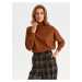 Women's brown turtleneck TOP SECRET - Women