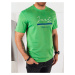 Pánske tričko s potlačou, zelené Dstreet RX5426