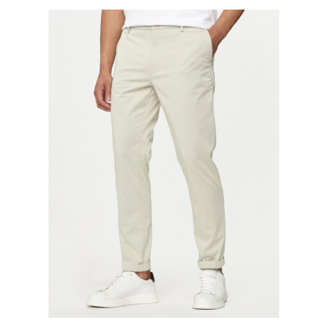 Boss Chino nohavice P-Kane-El 50514213 Écru Regular Fit Hugo Boss