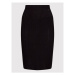 Guess Puzdrová sukňa W2YD61 Z2U00 Čierna Slim Fit