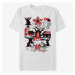 Queens Netflix Stranger Things - Red Black Men's T-Shirt White