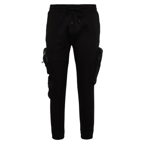 Trendyol Black Multi-Pocket Jogger Trousers