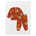 LC Waikiki Crew Neck Printed Baby Boy Sweatshirt and Sweatpants