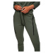 B240 Úzke pletené nohavice s ozdobnými zipsami - farba