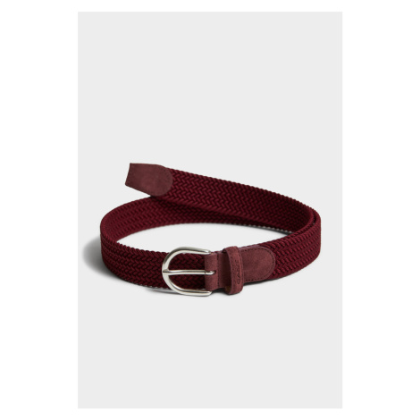 OPASOK GANT ELASTIC BRAID BELT PLUMPED RED