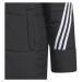 adidas 3-STRIPES PADDED JACKET Detská zateplená bunda, čierna, veľkosť