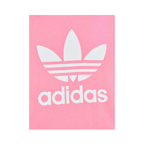 Adidas Tričko adicolor Trefoil HK2911 Ružová Regular Fit