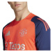 adidas MANCHESTER UNITED FC TRAINING JERSEY Pánsky futbalový dres, oranžová, veľkosť