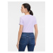 Svetlé fialové dámske tričko Guess